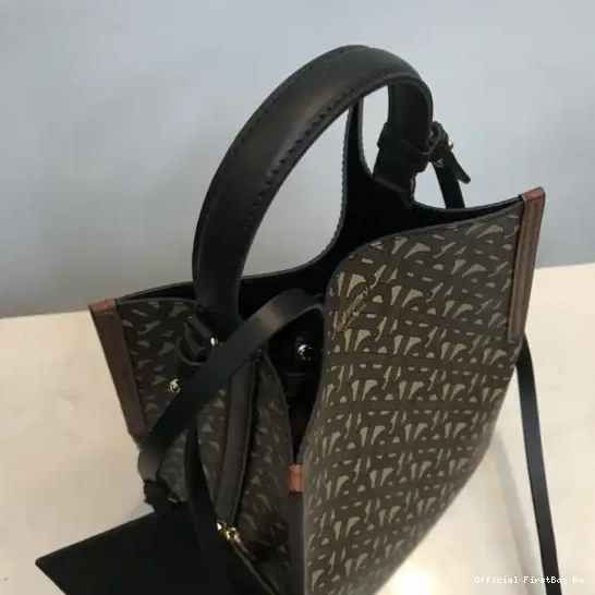 Official FirstBag Ru E-canvas Peggy Monogram Small Bag Bucket BURBERRY 0528